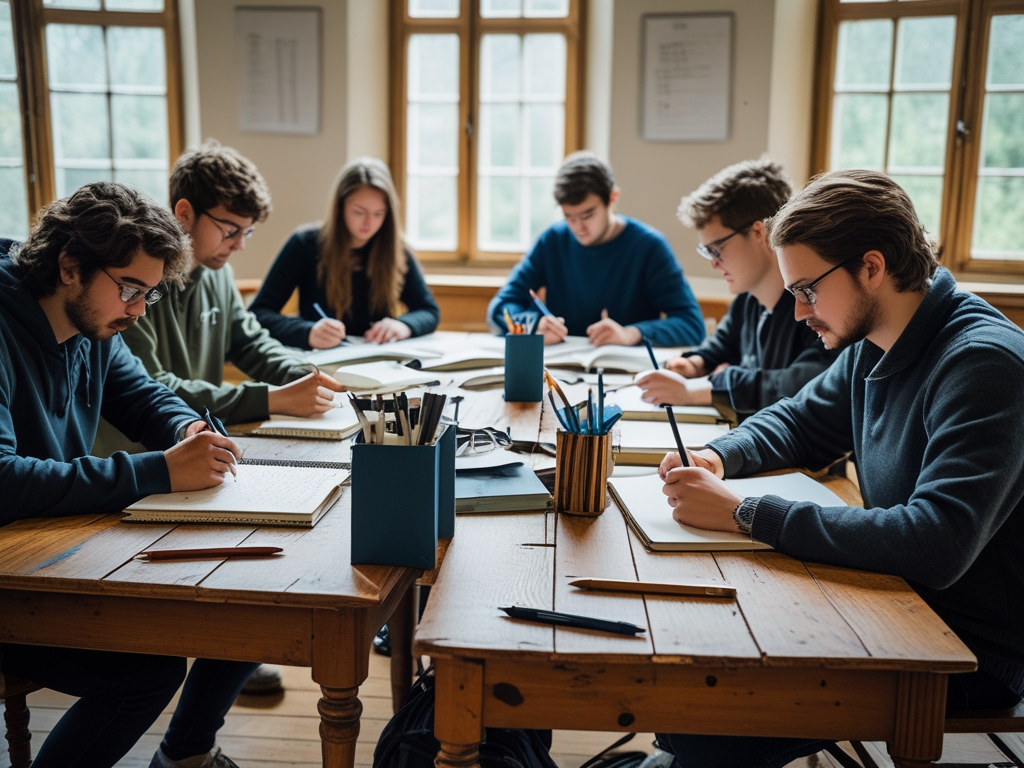Philosophy writing workshop with students